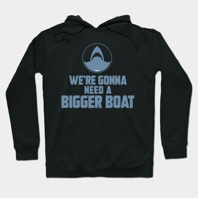 JAWS Movie We`re Gonna Need A Bigger Boat Hoodie by Naumovski